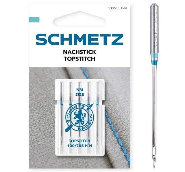 schmetz-topstitch-80-12-aiguille-machine-coudre-x5-surpiq-re image 1