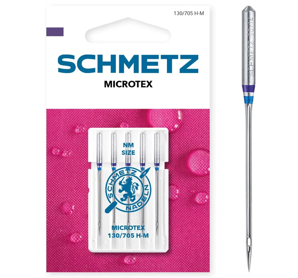schmetz-microtex-60-8-aiguille-machine-coudre-5-pcs-tissu-fin image 1