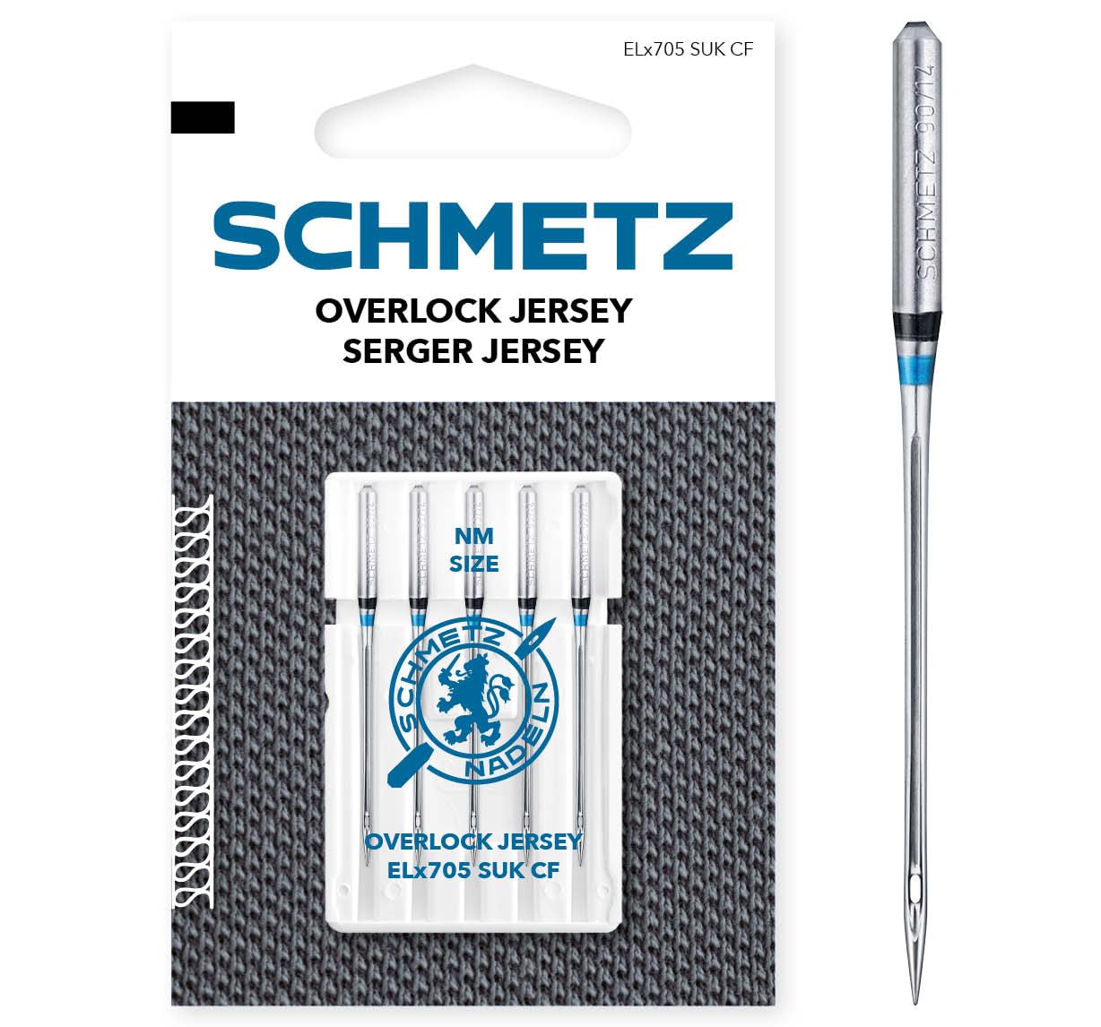 schmetz-overlock-jersey-80-12-aiguilles-surjeteuse-x5-maille image 1