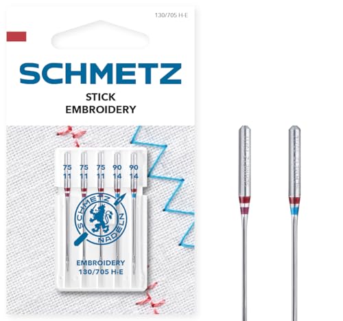 schmetz-embroidery-75-11-90-14-aiguille-broderie-x5 image 5