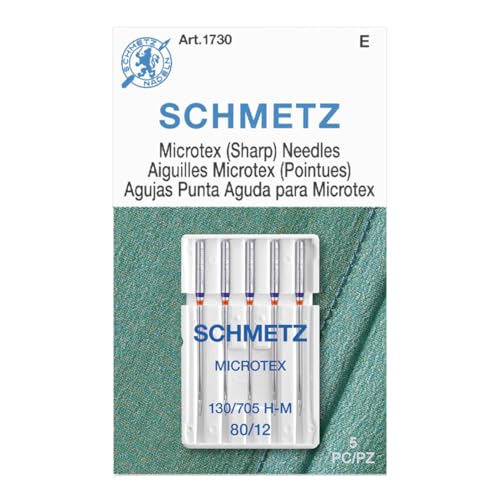 schmetz-microtex-80-12-aiguille-machine-coudre-x5-pointue image 7