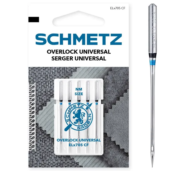 schmetz-overlock-universal-80-12-aiguilles-surjeteuse-x5 image 1