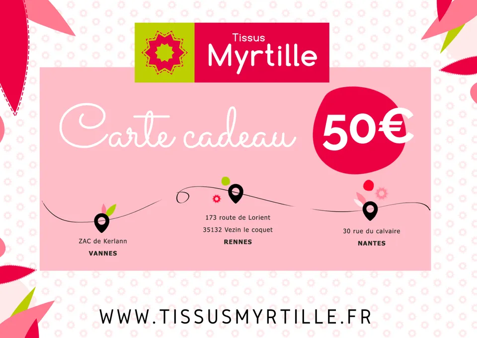 tissus-myrtille-carte-cadeau-50-carte-couture image 1