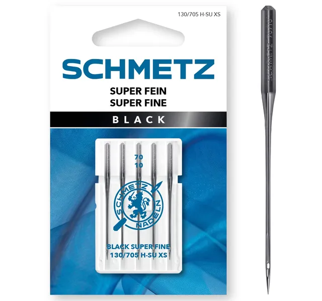 schmetz-black-super-fine-70-10-aiguilles-machine-x5-soie image 1