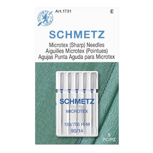 schmetz-microtex-90-14-aiguille-machine-coudre-x5-soie image 8