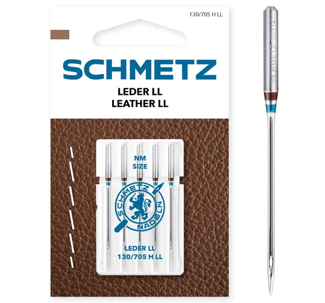schmetz-cuir-ll-130-705-h-ll-aiguille-machine-90-14-x5 image 1