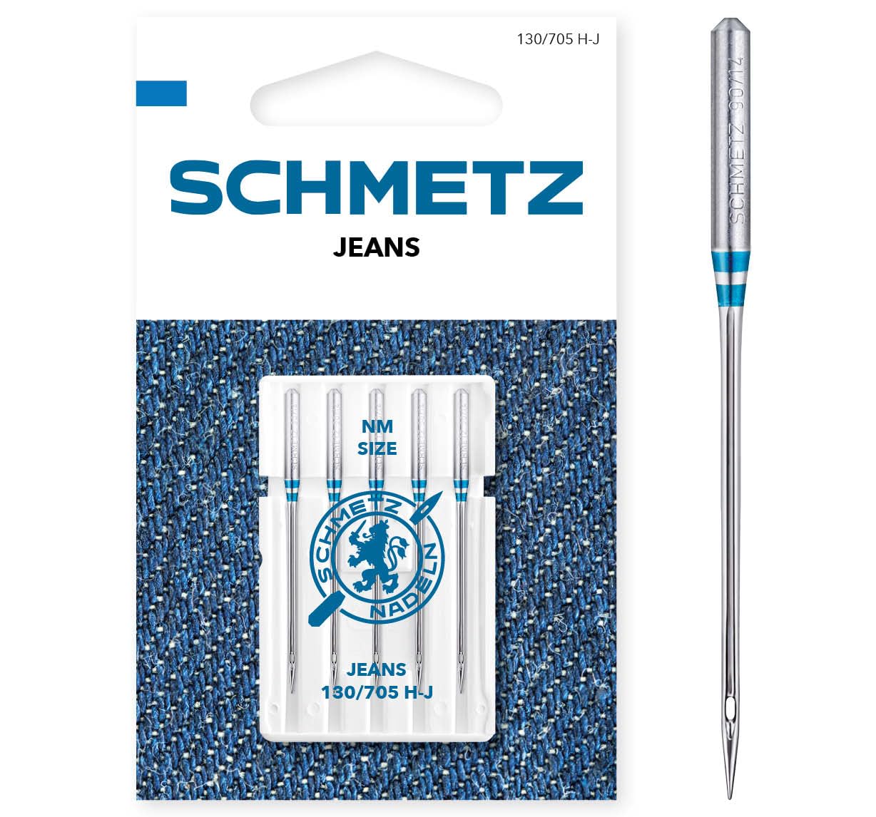 schmetz-jeans-130-705-h-j-aiguille-machine-90-14-110-18-x5 image 4