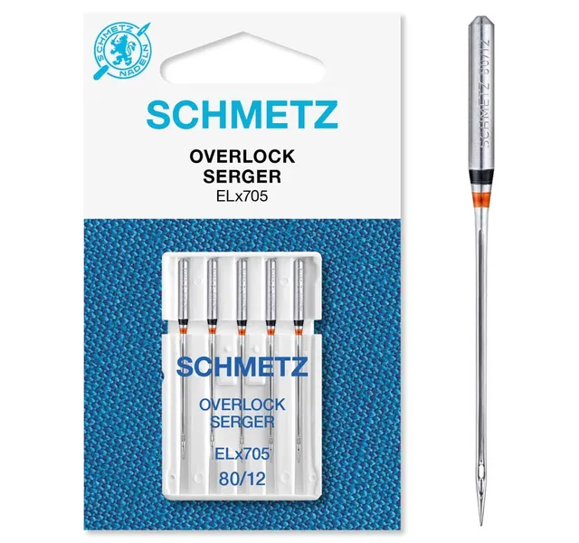 schmetz-overlock-elx705-80-12-aiguilles-surjeteuse-x5 image 1
