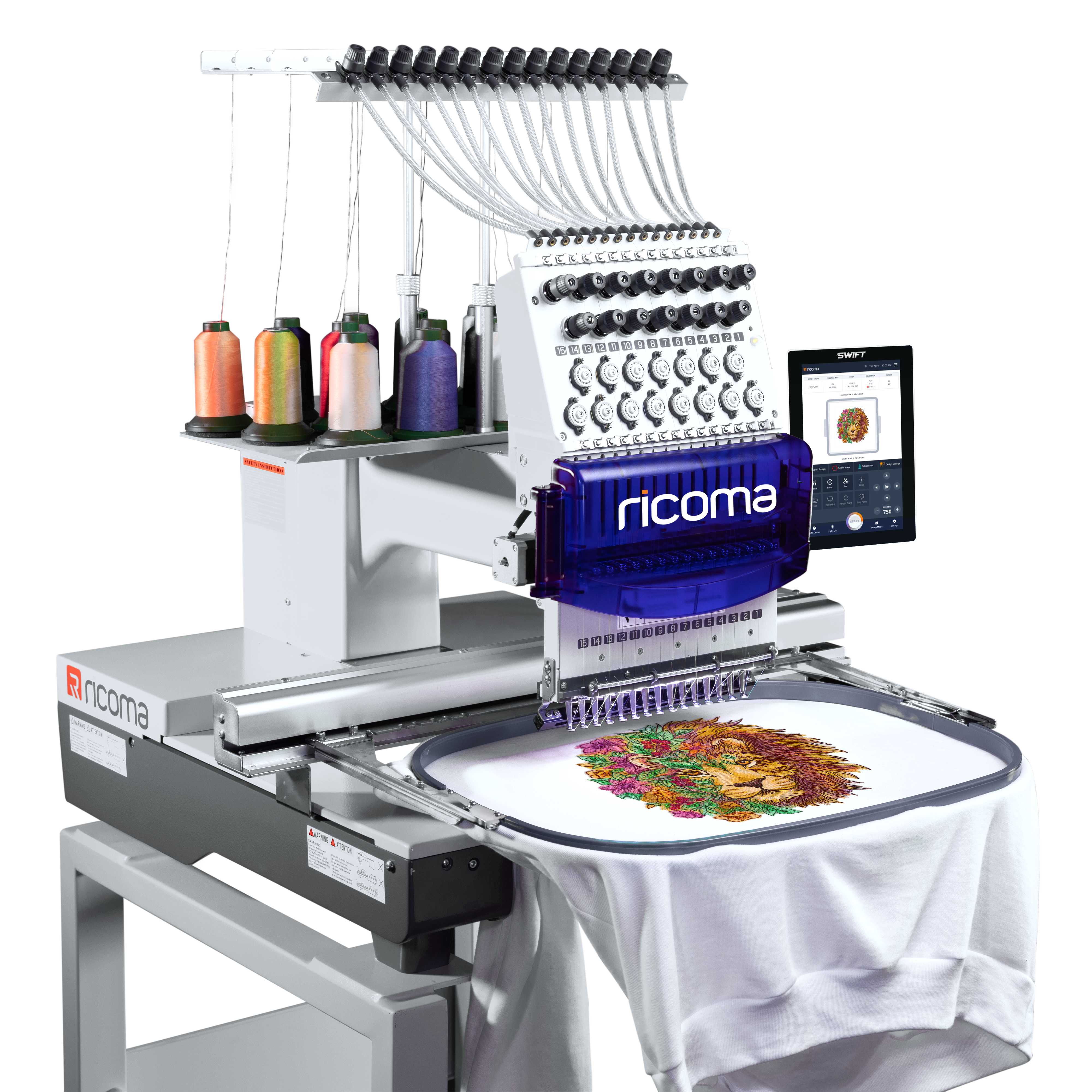 ricoma-swift-15-aiguilles-machine-broder-cran-10-1-pro image 3