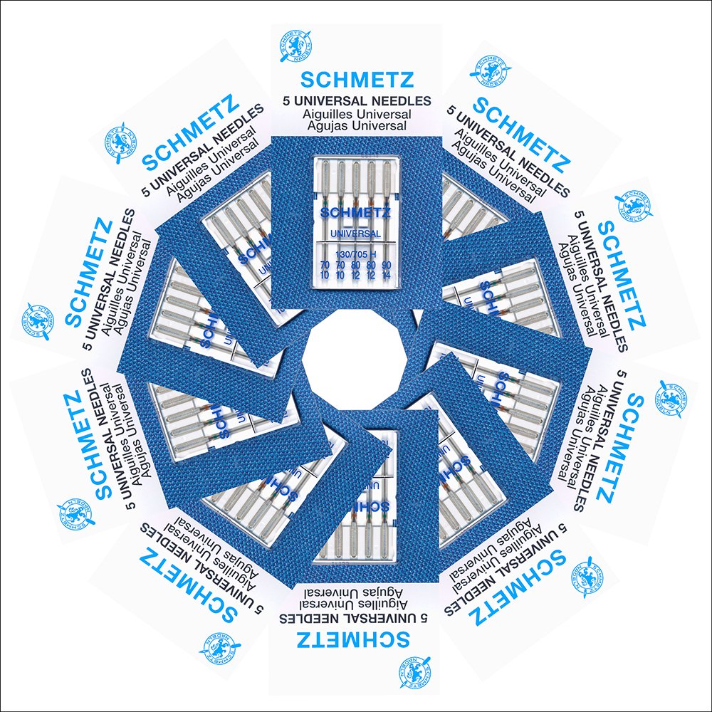 schmetz-universal-aiguilles-assorties-lot-50-multi-tailles image 2